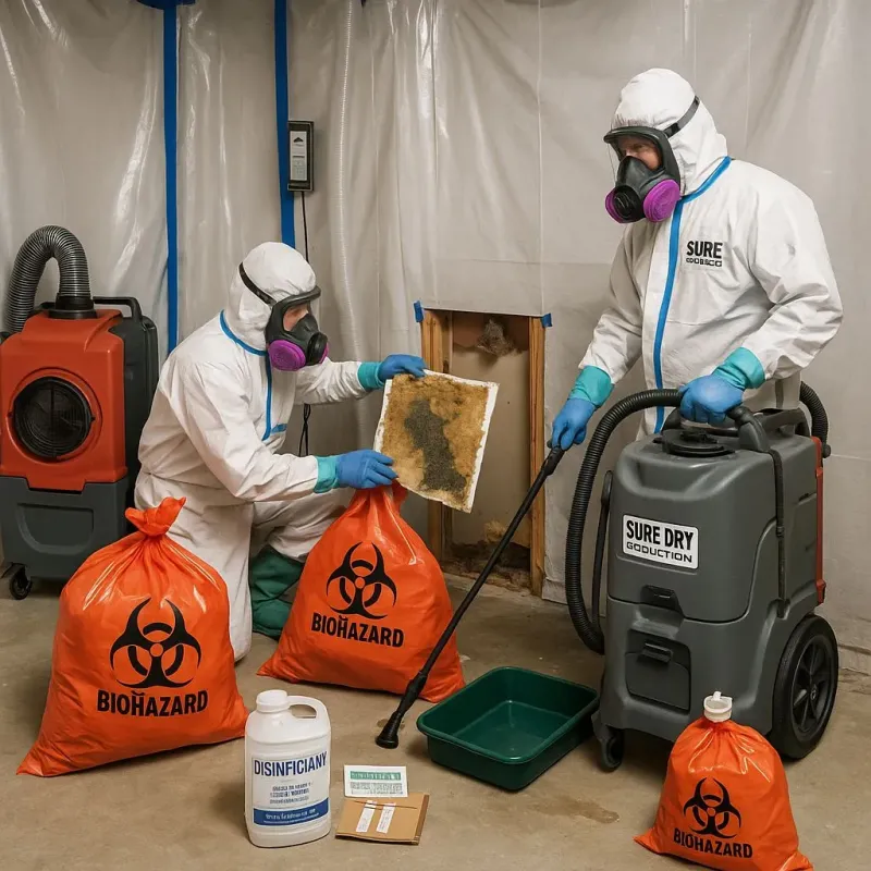 Contaminated Water Handling Protocols process in Maynardville, TN